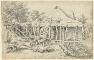Mulino ad acqua da Jacob van Ruisdael